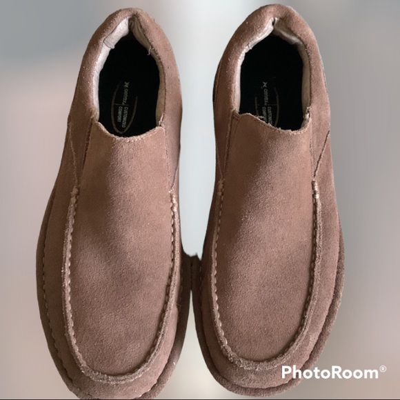 Aetrex Mens Cobble Hill Brown Loafers - Picture 2 of 4